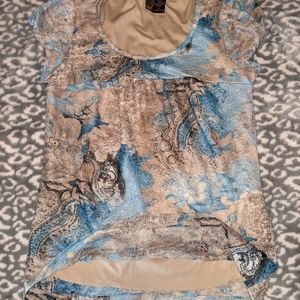 lace lined top